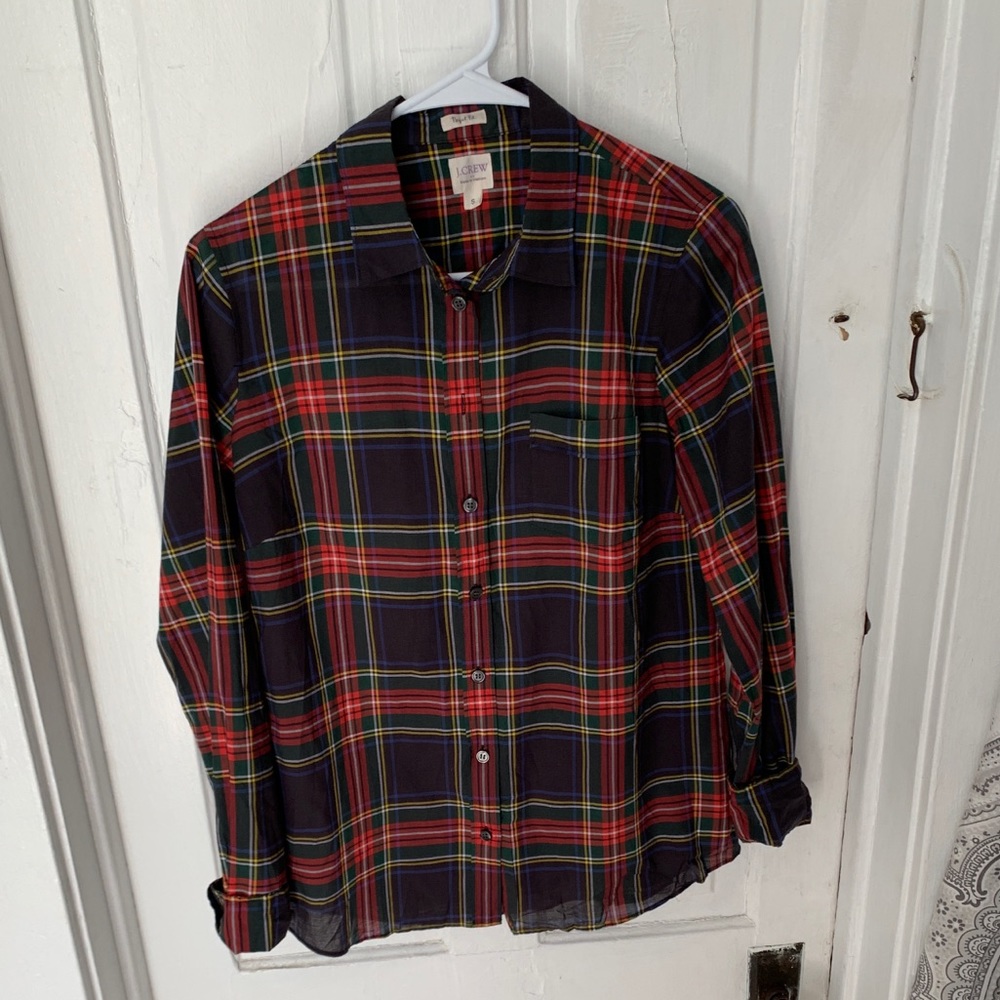 J. Crew Plaid Button Up
